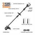 thumbnail image 2 of Litheli 40V(2x20V) 14" Brushless Cordless String Trimmer, Battery Powered 2 in 1 Grass Trimmer with 2*2.5Ah Battery, 2 of 7