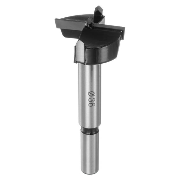 Broca Forstner de perforación de agujeros para bisagras de madera de carburo de tungsteno para trabajos en madera, 1-7/16"