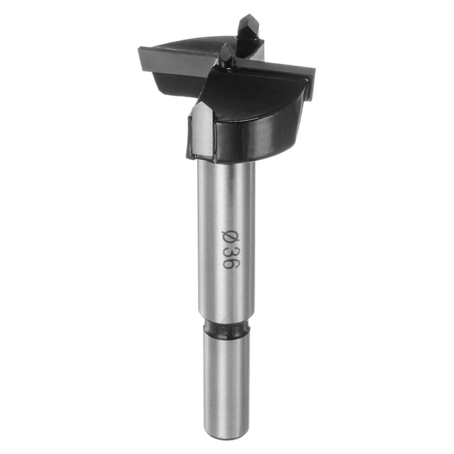 Broca Forstner de perforación de agujeros para bisagras de madera de carburo de tungsteno para trabajos en madera, 1-7/16"