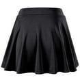 thumbnail image 4 of GYRATEDREAM Girls Activewear Skorts High Waisted Pleated Tennis Skirts Running Workout Athletic Mini Skirts for 4-5Y Black, 4 of 5