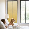 thumbnail image 3 of Orange Yellow Ombre Window Privacy Film, Modern Abstract Art Gradient Aesthetics Static Cling UV Sun Blocking Tint Film Heat Control Windows Films for Bedroom Bathroom, Window Stickers 23.6"x59", 3 of 8