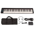 thumbnail image 2 of Folding Piano, 61 Keys Smart Full Size Portable Electric Piano  MIDI  For Beginners US Plug, 2 of 8