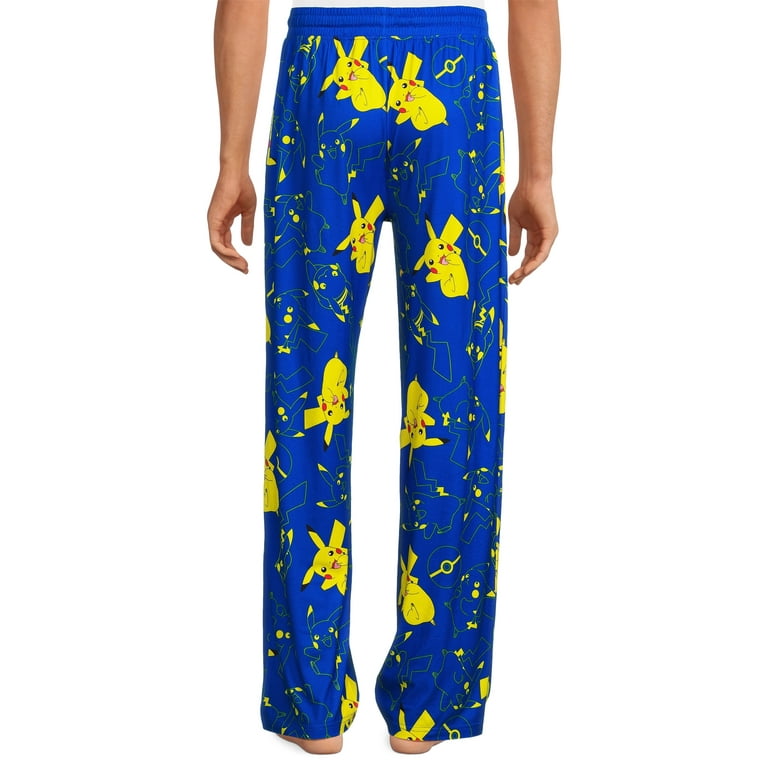 Pokemon Pikachu Men s Big Men s All Over Print Sleep Pants Size S 2XL Walmart