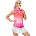 thumbnail image 2 of AOBUTE Women's Sleeveless Golf Shirts Moisture Wicking 1/4 Zip Polo Tennis Shirt, 2 of 6