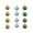 Multicolor, variant on Dgankt 12Pcs Velvet Christmas Balls Bulk Flocked Christmas Tree Ball Ornament Balls Xmas Decorative Hanging Ornaments Christmas Tree Decoration for Xmas Tree (Brown,2.36 Inch)