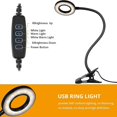 thumbnail image 4 of Boreal Craft LED Desk Lamp With 3X Magnifying Glass Adjustable 3 Color Temperatures 6 Brightness For Precision Work Ceiling Light Projector Room Gadgets Bedroom Light Projection Lamp Sensory Room Warm, 4 of 7