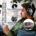 thumbnail image 7 of PROHEAR 027AM FM Radio Headphones with Digital Display, 25dB NRR, Safety, Noise Reduction Hearing Protection Earmuffs for Lawn Mowing, Workshops, Snowblowing Indoor Outdoor Construction Work - Grey, 7 of 7