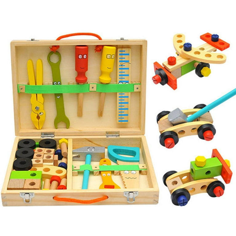 Makedo Explore, Upcycled Cardboard Construction Toolkit in Small Toolbox  (50 Pieces), STEM + STEAM Educational Toys for at Home Play + Classroom  Learning, Reusable Tools for Boys and Girls Age 5+ 