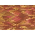 thumbnail image 1 of Ahgly Company Machine Washable Indoor Rectangle Transitional Neon Orange Area Rugs, 2' x 5', 1 of 7
