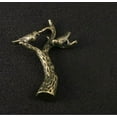 thumbnail image 2 of Small Brass Tree Bird Figurines Tree Bird Statue Home Office Decor 1 PC, 2 of 8