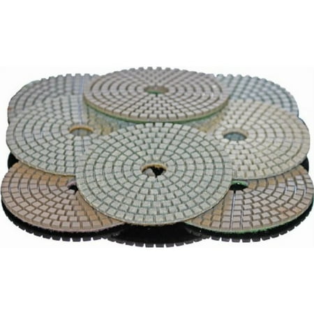 

STADEA 5 Diamond Polishing Pads Grit 50 Wet for Granite Concrete Stone Polishing