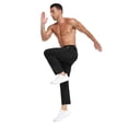 thumbnail image 6 of GIRUNS Men's Sweatpants Quick Dry Running Workout Athletic Pants with Zip Pockets Black L, 6 of 8