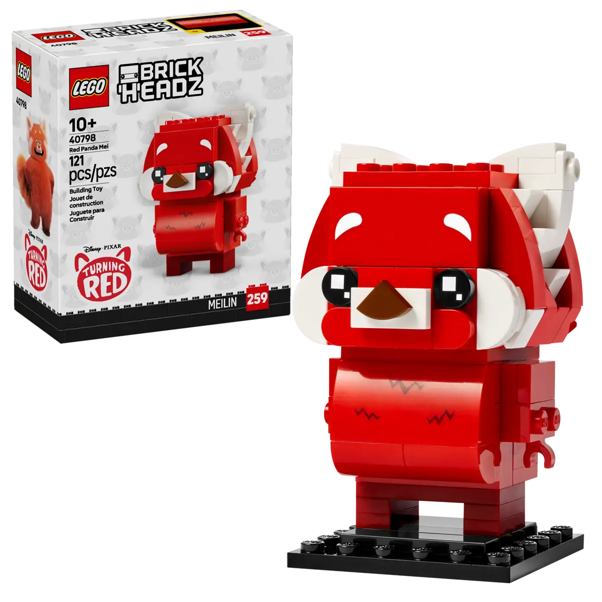 Lego Brickheadz 40798 Red Panda Mei 121 Piece Set New In Factory Sealed Box