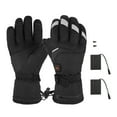thumbnail image 2 of Heated Gloves, Black 3 Gears Adjustment Reflective Strip Electric Heating Gloves  For Hunting, 2 of 8
