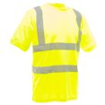 thumbnail image 1 of Yoko - Camiseta de seguridad de manga corta de alta visibilidad para mujer señora - Trabajar / Reflectante (Paquete de 2) (Amarillo fluorescente), 1 of 1