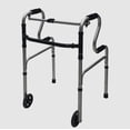 thumbnail image 1 of Andadera Plegable con Estructura Ligera y de Aluminio con 2 Ruedas Delanteras-AN05A-Marca Handy, 1 of 2