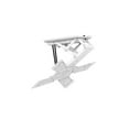 thumbnail image 2 of Mount-It! Retractable Motorized Ceiling TV Mount, Fits 32" to 55" TVs, Capacity 66 lbs., Remote Control, White, 2 of 11