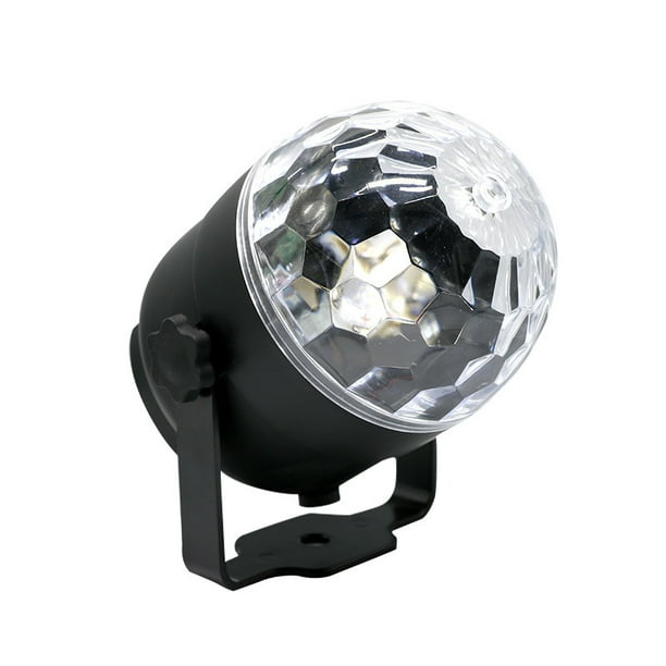 Luces de fiesta activadas por sonido con control remoto Iluminación DJ, bola de discoteca RGB, lámpara estroboscópica 7 modos Luz par de escenario para fiestas de baile en casa Barra de cumpleaños Karaoke Espectáculo de bodas de Navidad Rojo Verde
