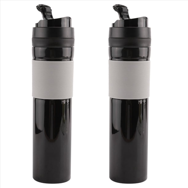 2X Cafetera Prensa Francesa de Café de Viaje Botella Portátil para Hacer Té Y Café, Cafetera Fría Y Caliente