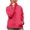 Burgundy, variant on Women's Jacket Lightweight Waterproof Rain Outdoor Hooded Windbreaker Zipper Blouse with Pocket (Orange,L)