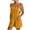 Yellow, variant on Karight Women's 2025 Summer Casual Rompers Loose Waffle Knit Short Overalls Adjustable Strap Jumpsuit