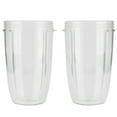 thumbnail image 2 of Reemplazo de taza de licuadora, taza de exprimidor de 2 piezas, piezas de exprimidor eléctrico transparente, taza de exprimidor eléctrico, materiales ecológicos, 2 of 8