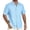 Sky Blue, variant on Bcfgryg Summer Man's Refreshing Casual Fashion Short Sleeve Shirt Big and Tall Men's Shirts
