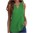 thumbnail image 2 of Xunlbb Summer Tank Top for Women Lightweight Womens Tops with Deep V Neck Sleeveless Solid Shirts Gym Yoga Clothes Plus Size S-XXL Trendy Casual Outfits, 2 of 3