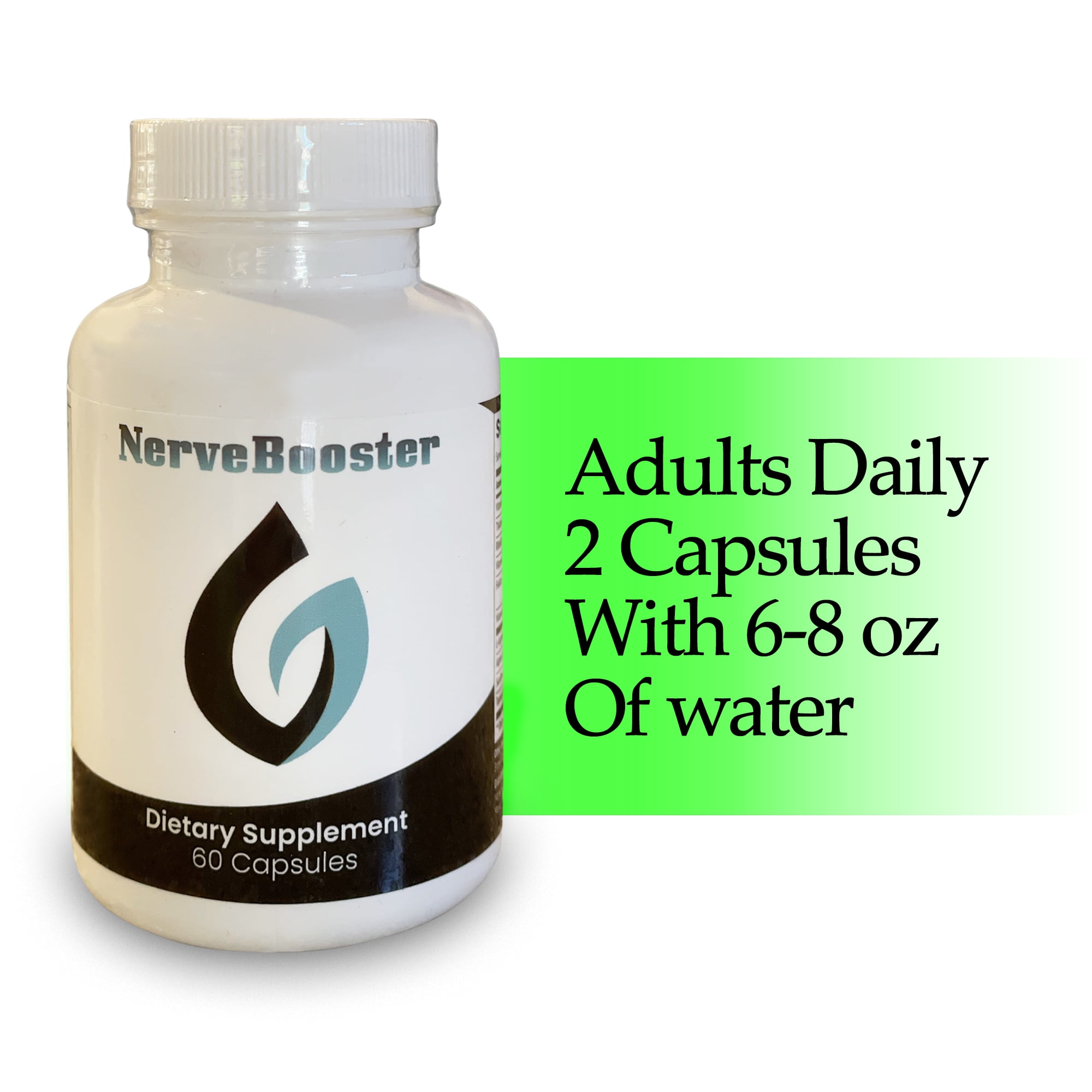 Nerve Booster Nerve Pain Relief Neuropathy Supplement Nerve Renew Repair -  60 Capsules - Walmart.com
