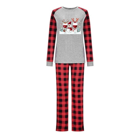 

Christmas Pajamas for Family 2053 Plaid Pjs Matching Sets Xmas Holiday Pajamas Home Jammies Christmas Outfits