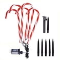 thumbnail image 1 of Outdoor Solar Christmas Led Candy Cane Lights Ip44  Pathway Lamp For Christmas Decoration, 1 of 9