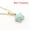 Blue Turquoise(Synthetic), variant on Gold Plated Faceted Crystal Quartz Star Pendant Natural Stone Healing Necklace-Blue Turquoise(Synthetic)
