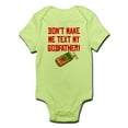 thumbnail image 1 of CafePress - Donâ€™T Make Me Text My Godfather Body Suit - Baby Light Bodysuit, 1 of 1