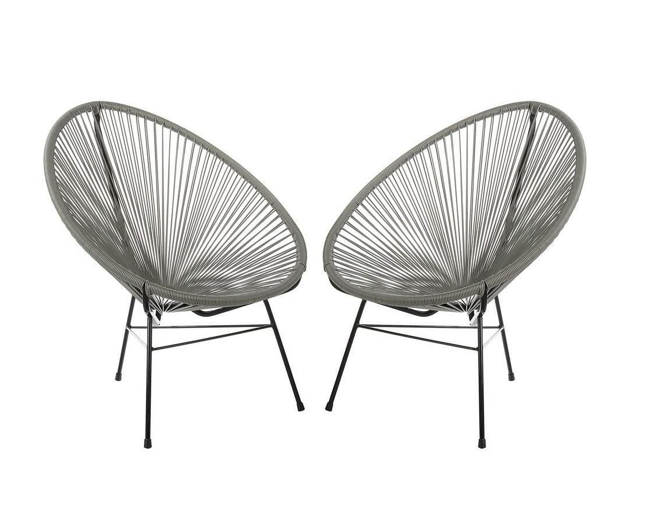 Costa Lounge Chair, Wire Lounge Chair, Plastic Lounge Chair, Beach Lounge Chair, Indoor-Outdoor Lounge Chair,Acapulco style Rattan,Weather Resistant,Patio Lounge Chair, Oval Lounge Chair