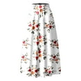 thumbnail image 4 of Nmnitkp Skirts for Women Stylish Prints Women's Flowy Maxi Skirt Summer Pleated High Waisted Casual Long Skirts with Pockets, 4 of 4