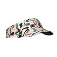 thumbnail image 2 of Yiaed Aabstract Eyes Print Sport Sun Visor Hats Adjustable Empty Top Baseball Cap Cotton Ball Caps for Women and Men, 2 of 5