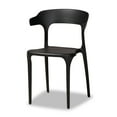 thumbnail image 2 of Baxton Studio Gould Modern Transtional Black Plastic 4-Piece Dining Chair Set, 2 of 7