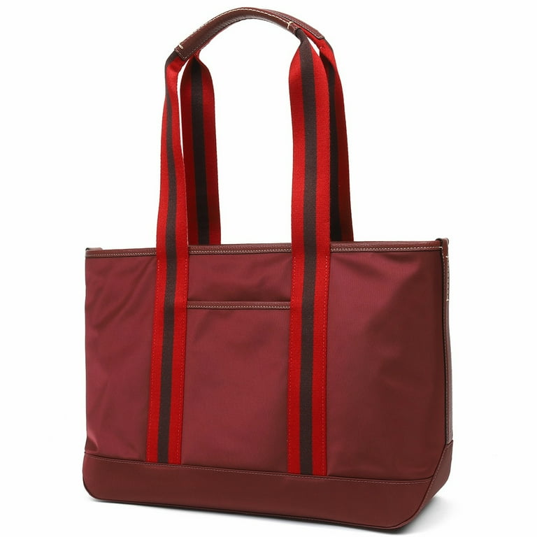 Coach Women s Ellis Large Nylon Tote Handbag Wine Multi