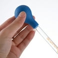 thumbnail image 4 of Calibrated Dropper Portable Test Essential Oils Transfer Rubber Head Scale Pipette 5ml Manual School Laboratory Accuracy, 4 of 8