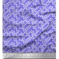 thumbnail image 1 of Soimoi Japan Crepe Satin Fabric Geometric & Vehicles Shirting Print Sewing Fabric Yard 42 Inch Wide, 1 of 1