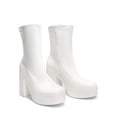thumbnail image 3 of Botas DREAM PAIRS Gogo Plataforma con Tacón Grueso Blanco Talle 8.5, 3 of 6