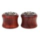 thumbnail image 4 of 1 Par De Aleación De Madera Pulpo Estalló Expansores Túnel Tapón Para Los Oídos Camilla 14mm Sunnimix Madera del ampliador del oído, 4 of 8