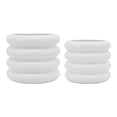 thumbnail image 7 of Sagebrook Home Ceramic 7" Bibendum Planter, White, 7 of 7