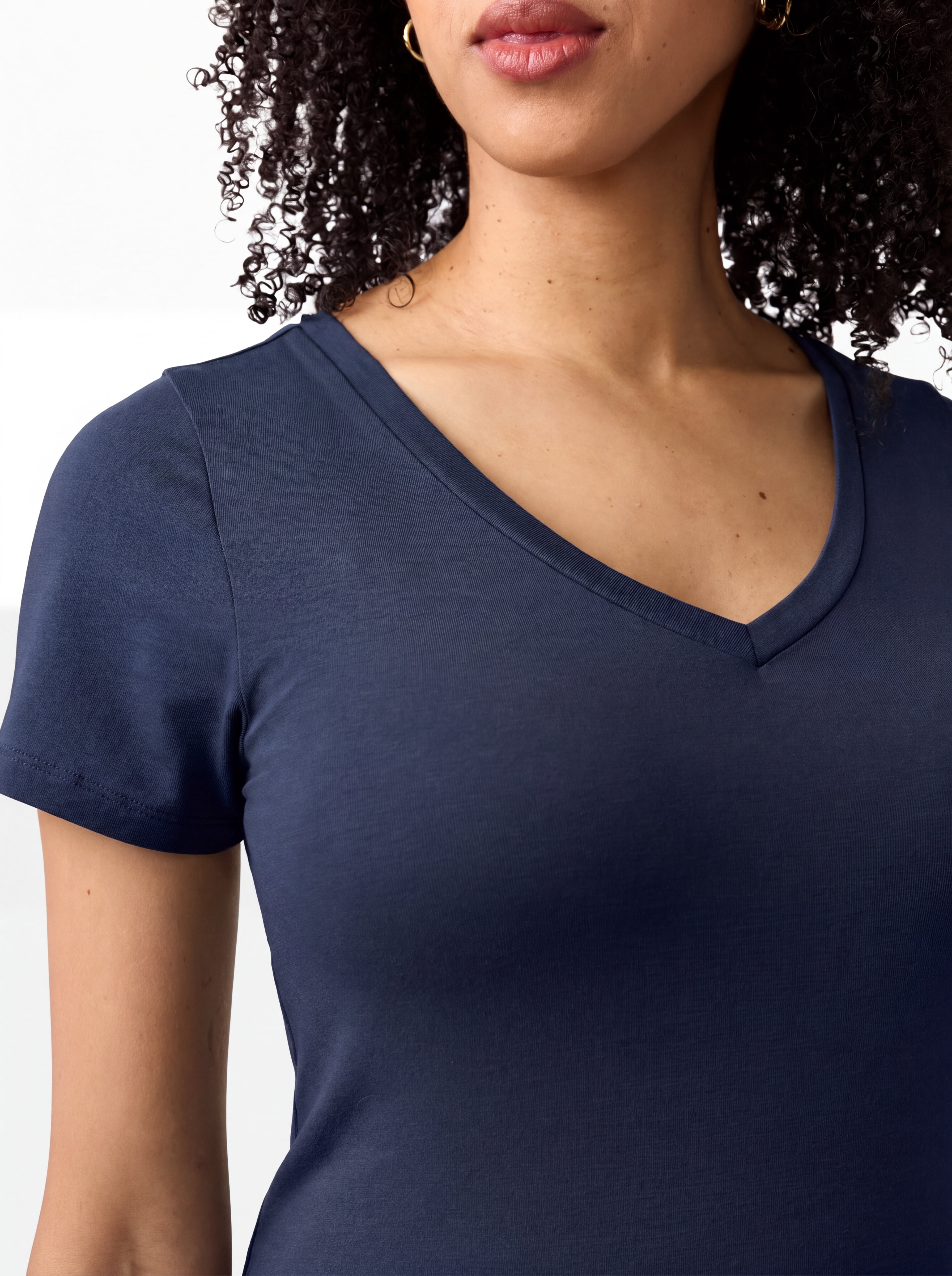 Ingrid & Isabel For Every Belly Women's Maternity Fitted V Neck Tee, Sizes S-XXL
