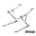 thumbnail image 2 of Laptop Cooling Stand Notebook Computer Folding Holder Aluminum Alloy Adjustable Bracket  Silver, 2 of 10