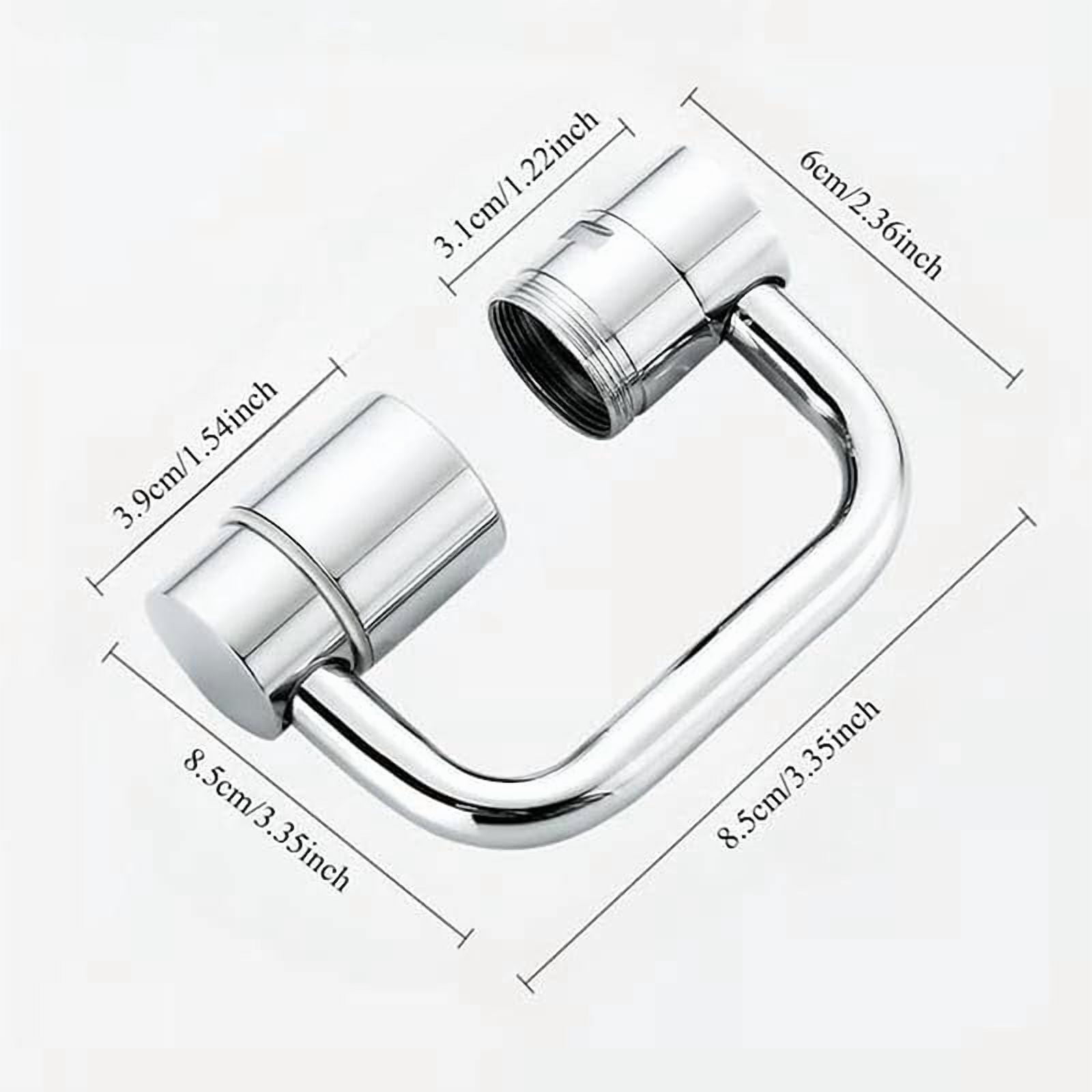 1080 °   Rotating Faucet Extender, Rotatable Faucet Aerator Extension, Heavy Duty Rotating Sink Extension, Rotatable Faucet Extension for Bathroom, Kitchen Sink (2Set)