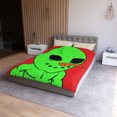 thumbnail image 1 of Veggie Visi The Vegetable Visitor Microfiber Duvet Cover, 1 of 5