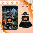 thumbnail image 5 of GASTROPOD Dog Halloween Costumes,Whimsical Large Dog Halloween Costumes,Polyester Horned Pumpkin Skirt Set Small Dog Halloween Costumes,Style3,S, 5 of 7