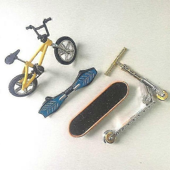 Mini Scooter Two Wheel Scooter Children's Educational Toys Finger Scooter Bike Fingerboard Skateboard Set Adult Kids Boy Toy
