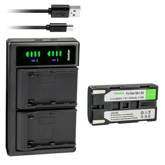 Kastar 1-Pack SB-L160 Battery and LTD2 USB Charger Replacement for Samsung SC-L810, SC-L860, SC-L870, SC-L901, SC-L903, SC-L906, SC-L907, SC-W61, SC-W62, SC-W71, SC-W73, SC-W80, SC-W87, SC-W97